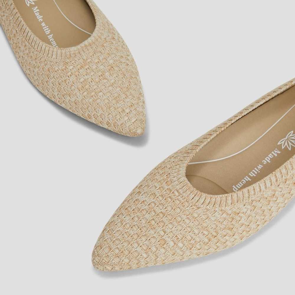 Vivaia Pointed-Toe Ballet Flats (Aria 5° Hemp) - image 3