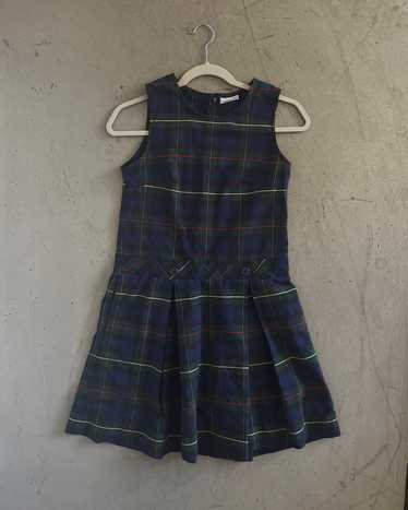 Donald’s 90’s plaid school girl uniform dress (One