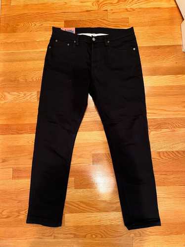 Acne Studios Blå Konst Black Slim Fit Jeans (34")… - image 1