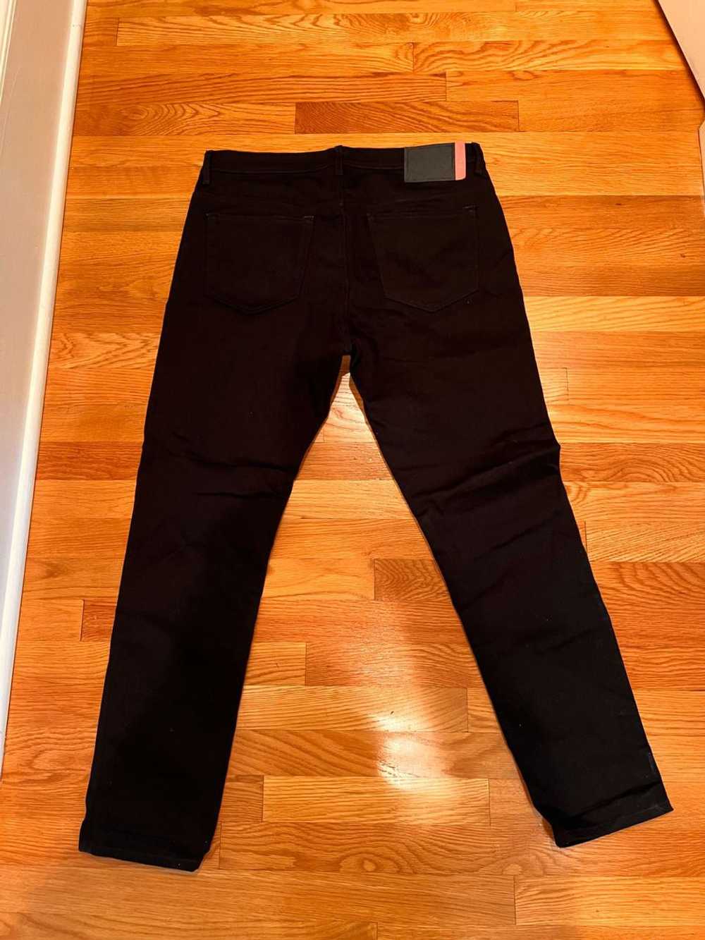 Acne Studios Blå Konst Black Slim Fit Jeans (34")… - image 5