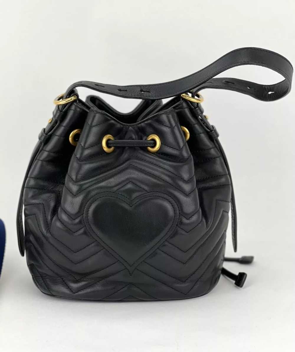 Gucci Handbag Sylvie Web GG Marmont Black Leather… - image 3