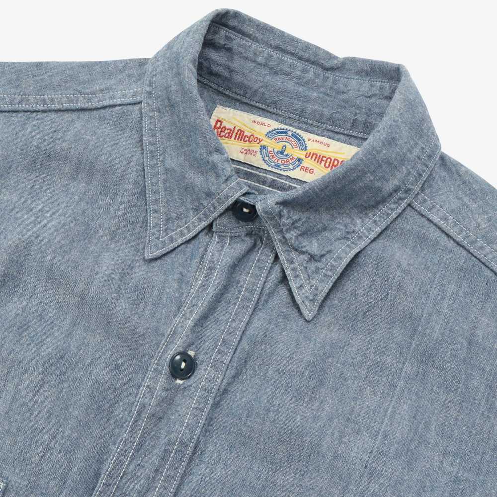 The Real McCoys USN Chambray Work Shirt - image 3