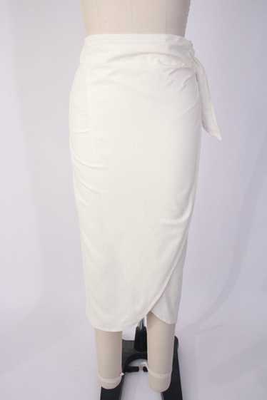 Na Nin Bobbie Raw Silk Wrap Skirt