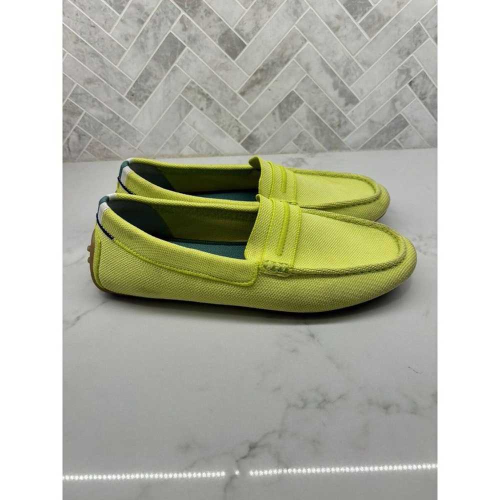 Rothys The Driver Simon Yellow Slip On Loafer Fla… - image 2