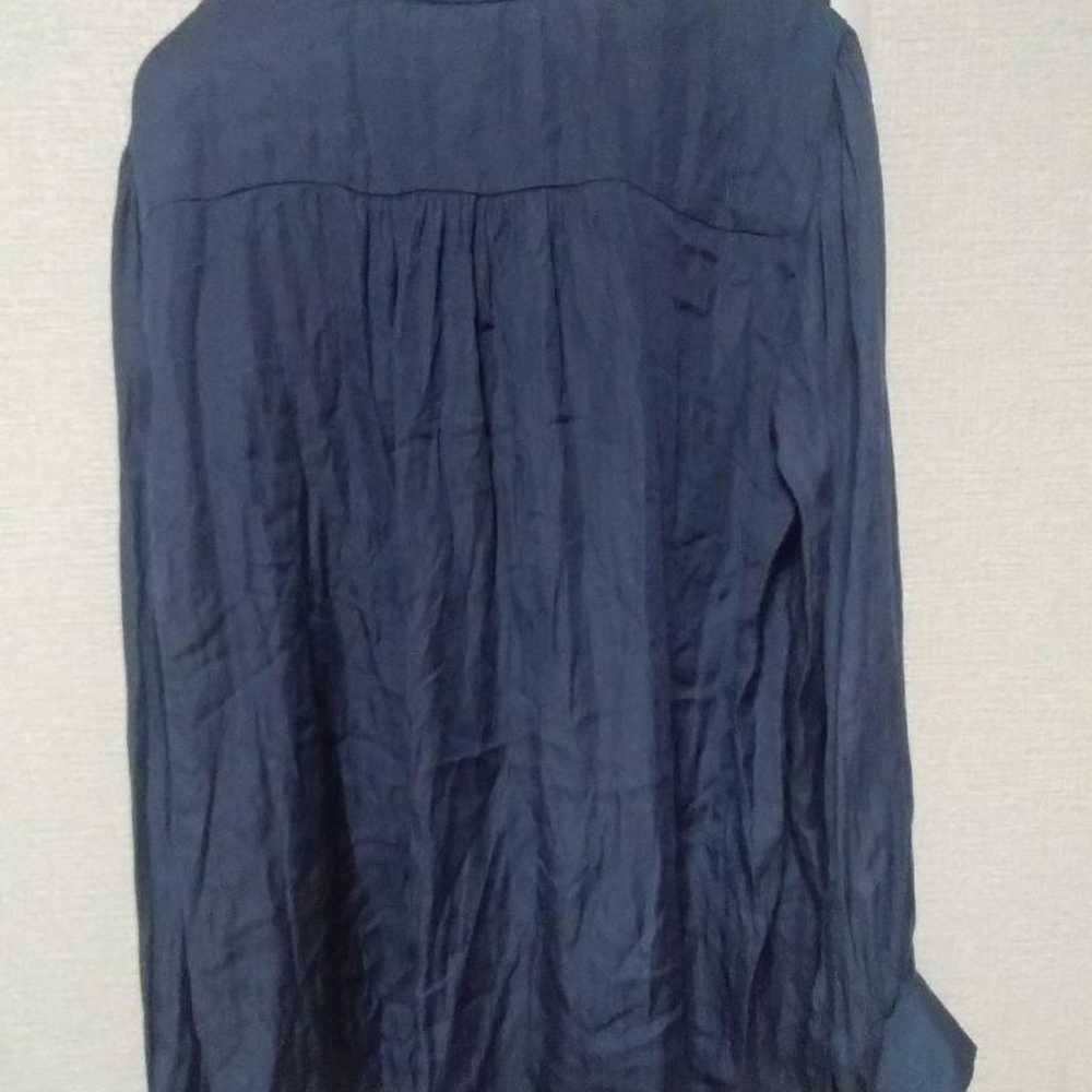 SOFFICE blouse, long sleeves, blue, navy, size M,… - image 6