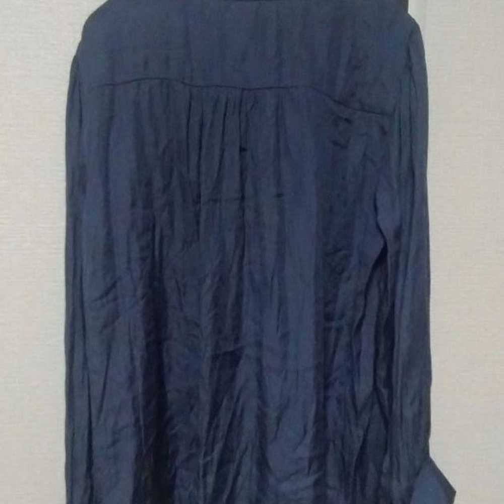 SOFFICE blouse, long sleeves, blue, navy, size M,… - image 7