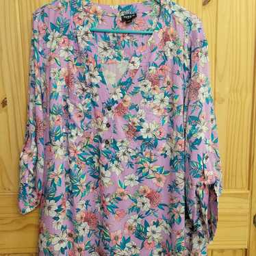 Torrid Floral Harper Blouse