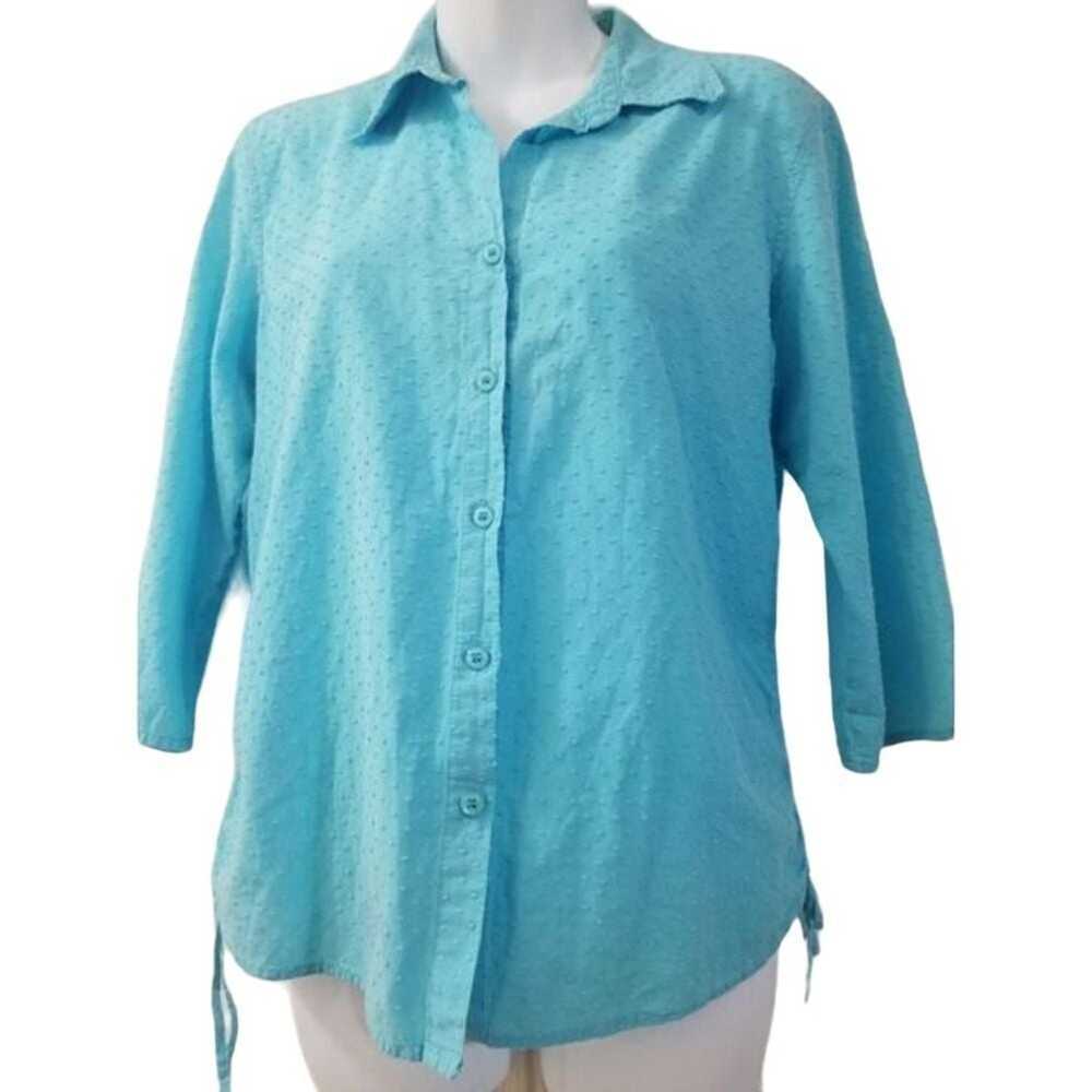 Pappagallo vintage women's cotton shirt - image 1