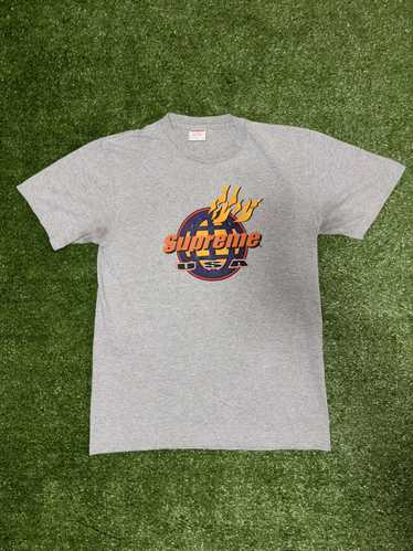 Supreme Supreme Fire T-Shirt ‘Grey’