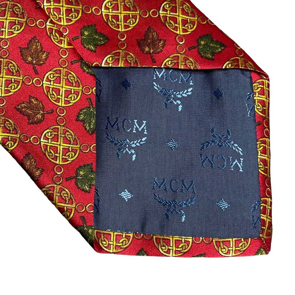 MCM MCM Silk Tie Made in Italy - image 3