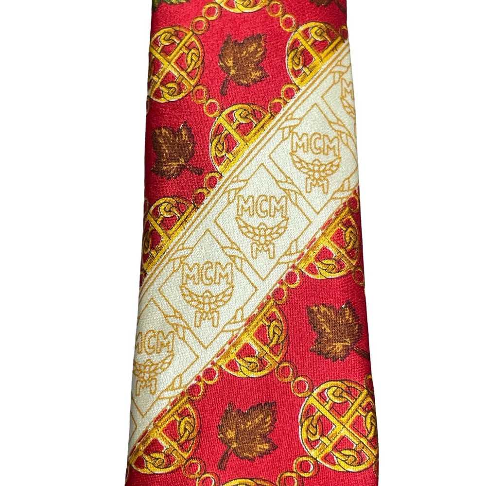 MCM MCM Silk Tie Made in Italy - image 5