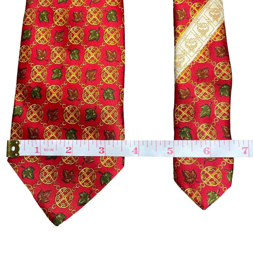 MCM MCM Silk Tie Made in Italy - image 8