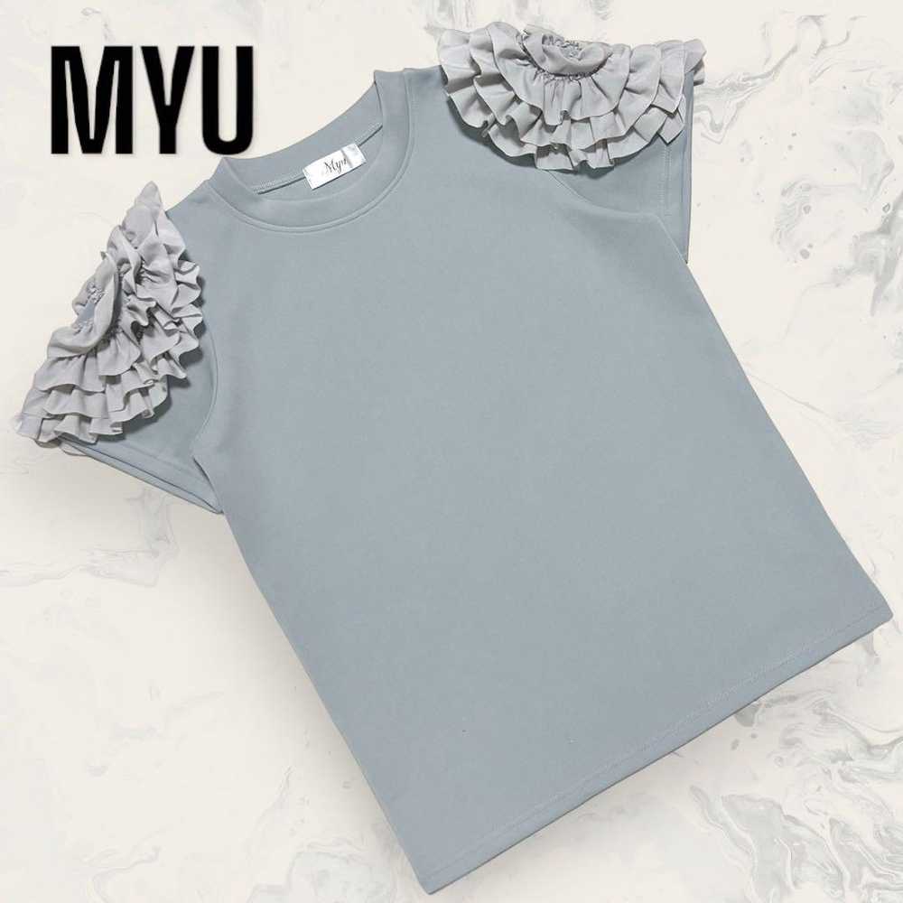 【Unused】Myu Flower Frill Sleeve Delicate-Looking … - image 3