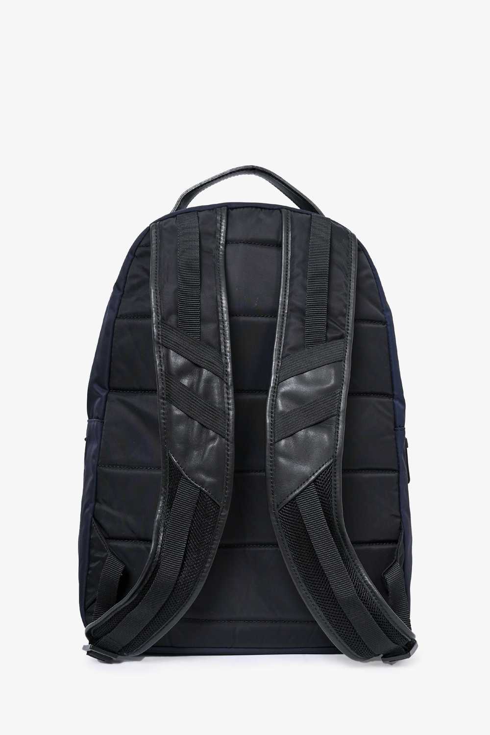 Moncler Navy/Black Nylon/Leather Quilted Backpack - image 3