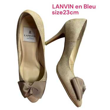 LANVIN en Bleu, a pumps with cute ribbons - image 1