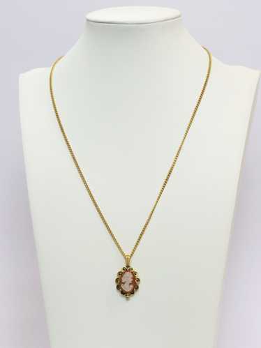 1970's No Mark Womens Cameo Necklace