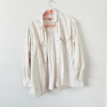 Levi’s western denim shirt jacket