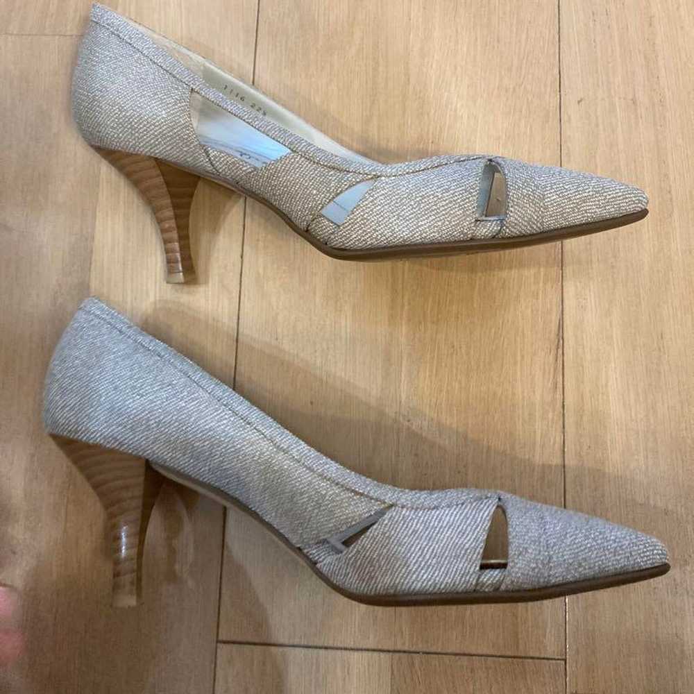 Ginza Kanematsu beige pumps 22.5cm in excellent c… - image 3