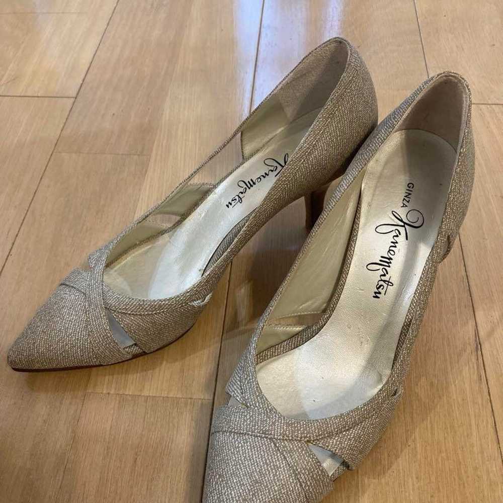 Ginza Kanematsu beige pumps 22.5cm in excellent c… - image 9