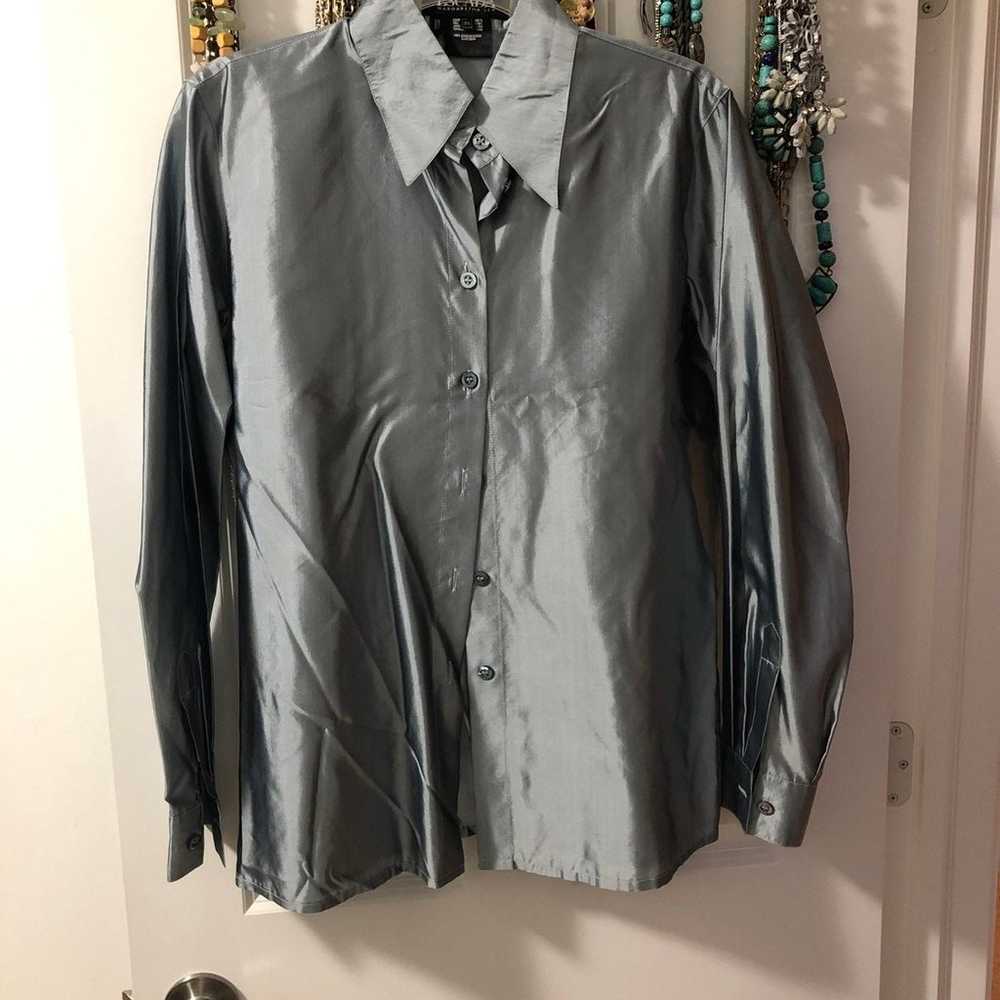 NWOT Escada Silk Dress Shirt 36 (6) S - image 2