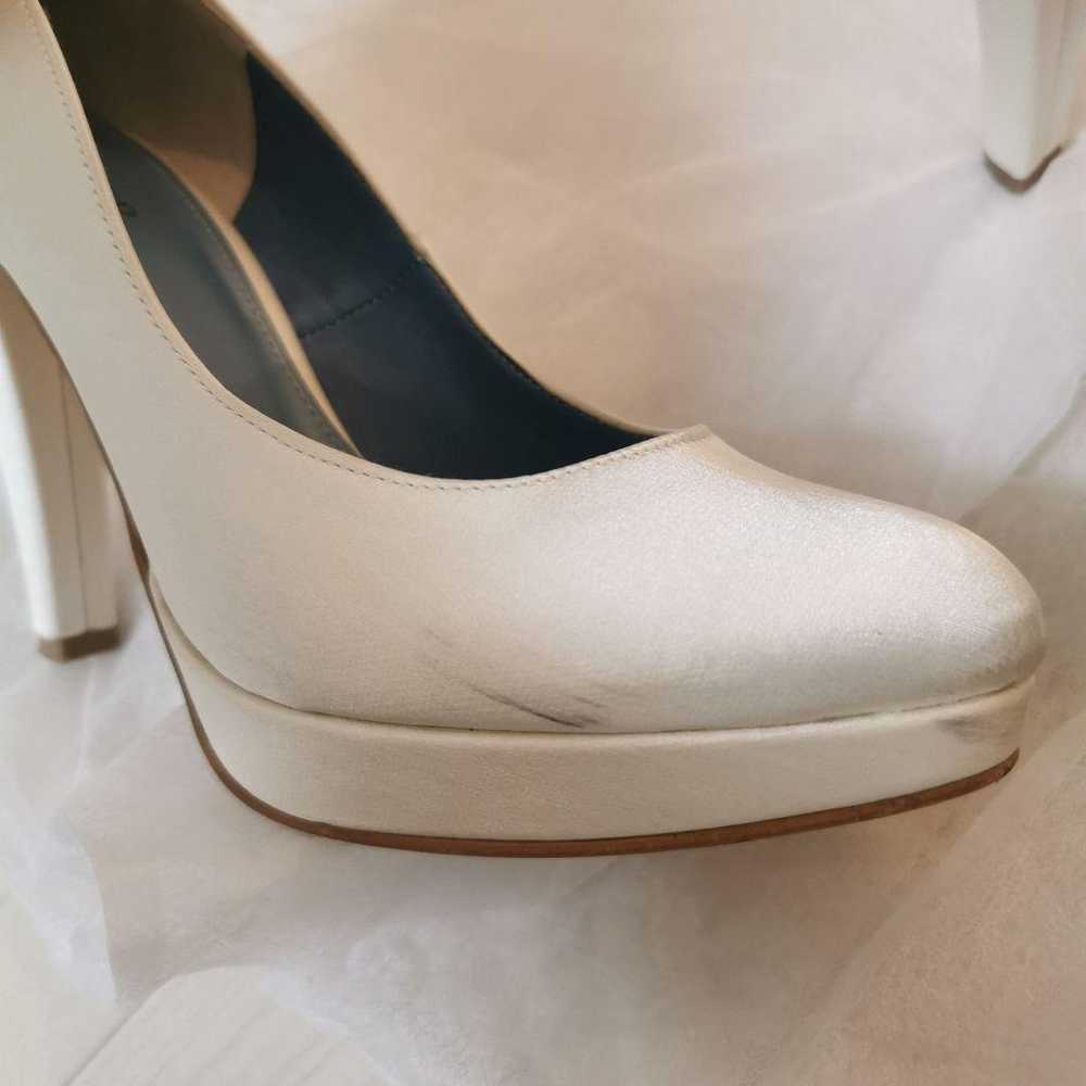 BENIR White Satin High Heels Size 37 - image 3