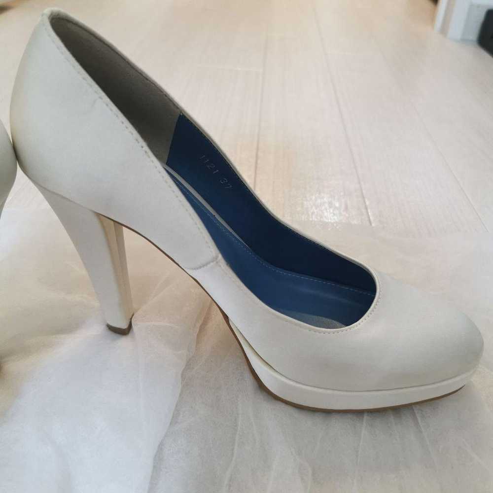 BENIR White Satin High Heels Size 37 - image 5