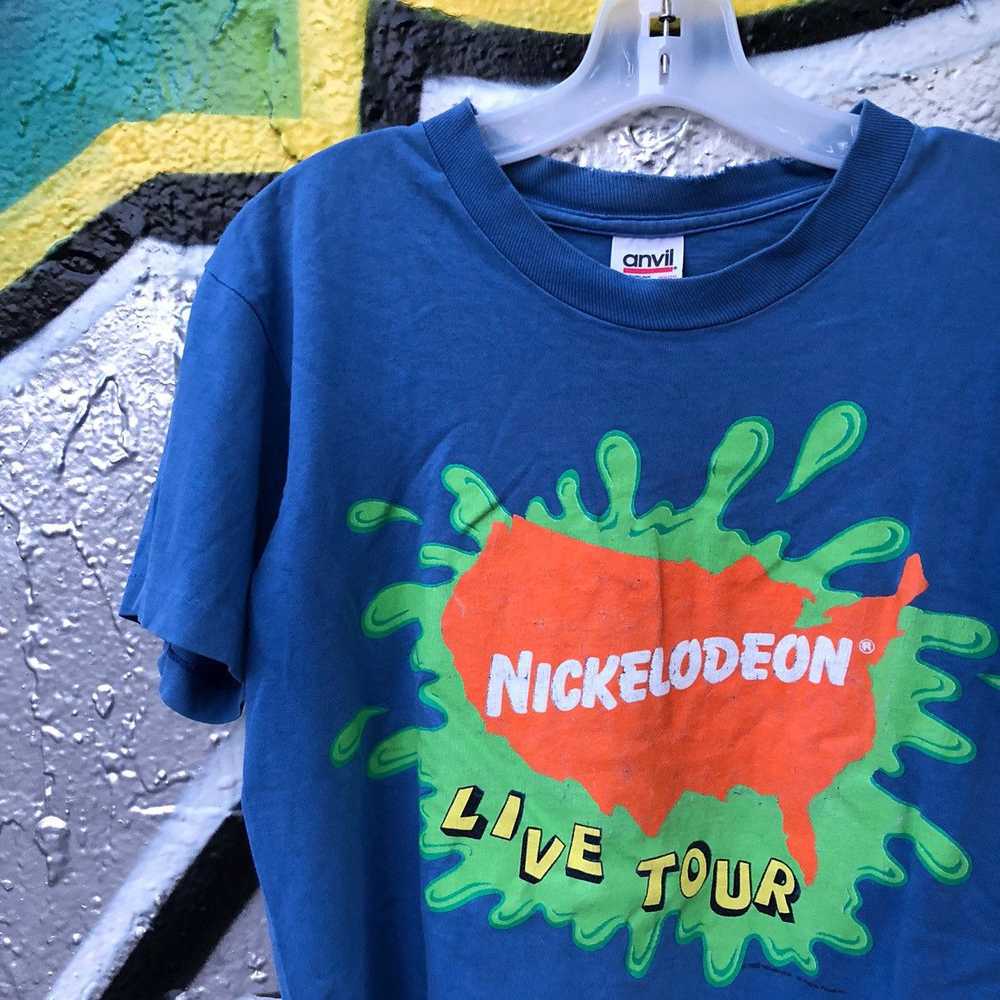 Nickelodeon × Tour Tee × Vintage 1990s Nickelodeo… - image 1