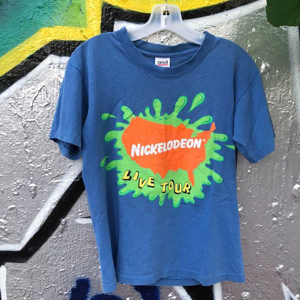 Nickelodeon × Tour Tee × Vintage 1990s Nickelodeo… - image 2