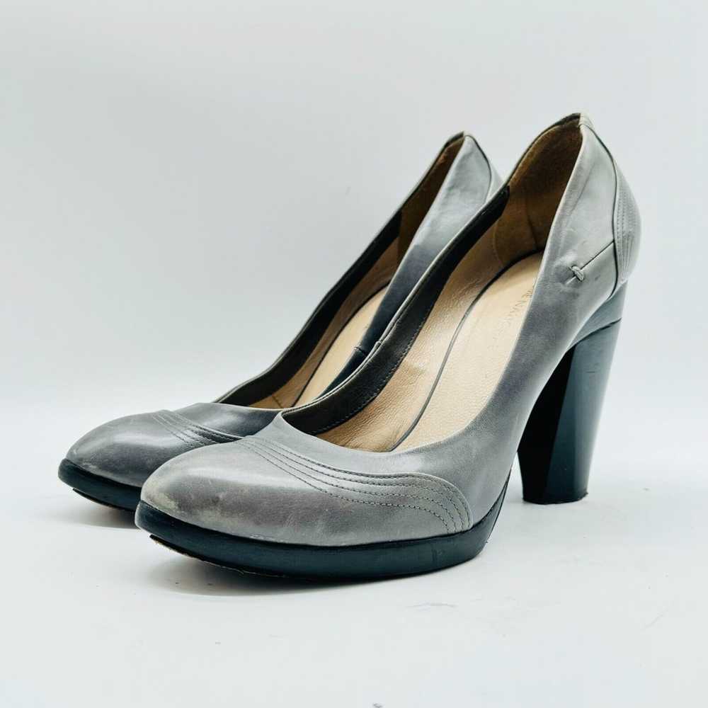 Costume National Womens 39 US 8.5 Gray Leather Pl… - image 4