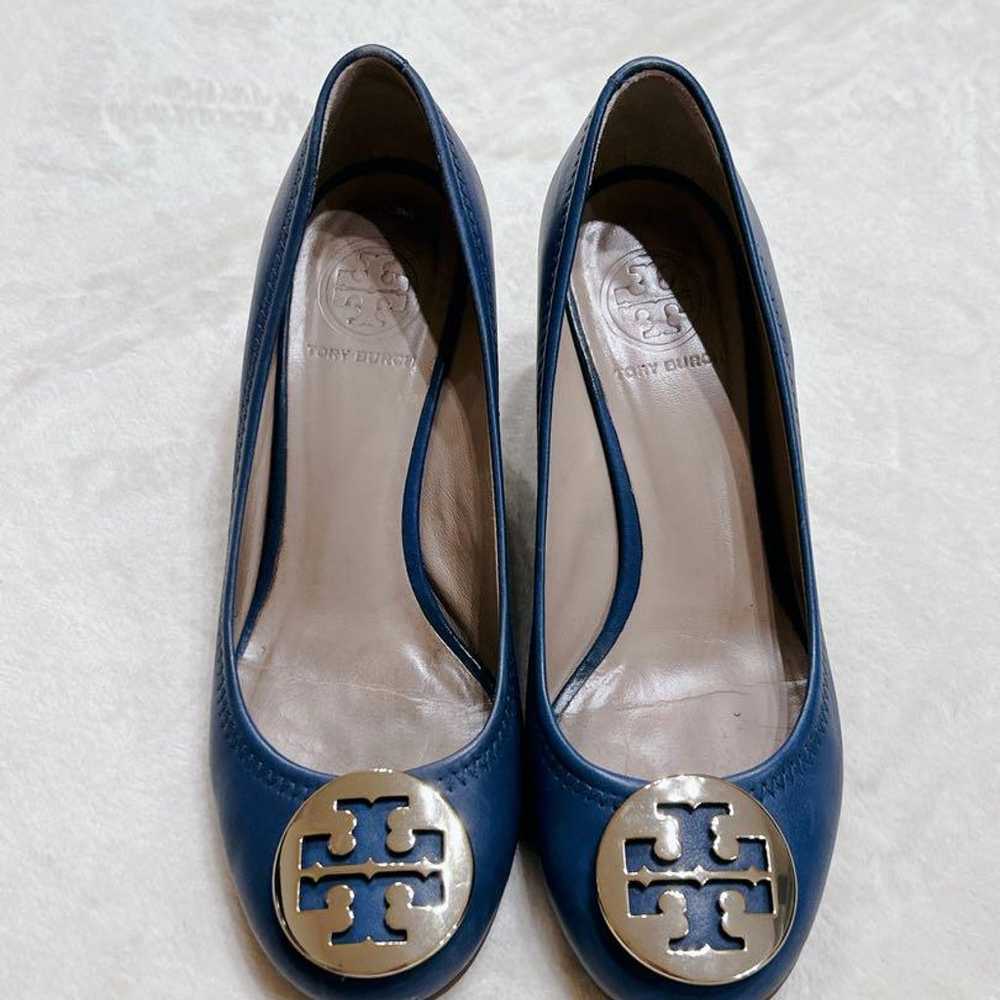 Tory Burch popular model leather wedge sole pumps… - image 2