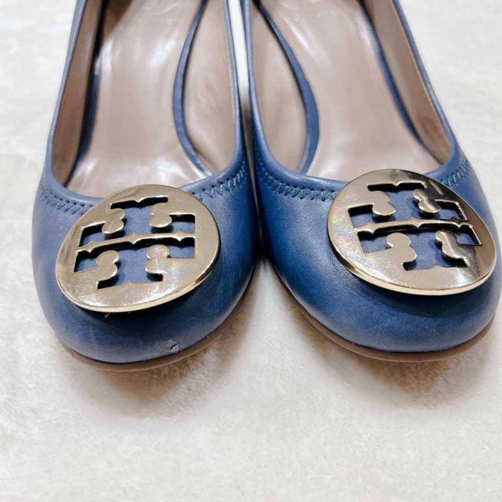 Tory Burch popular model leather wedge sole pumps… - image 7