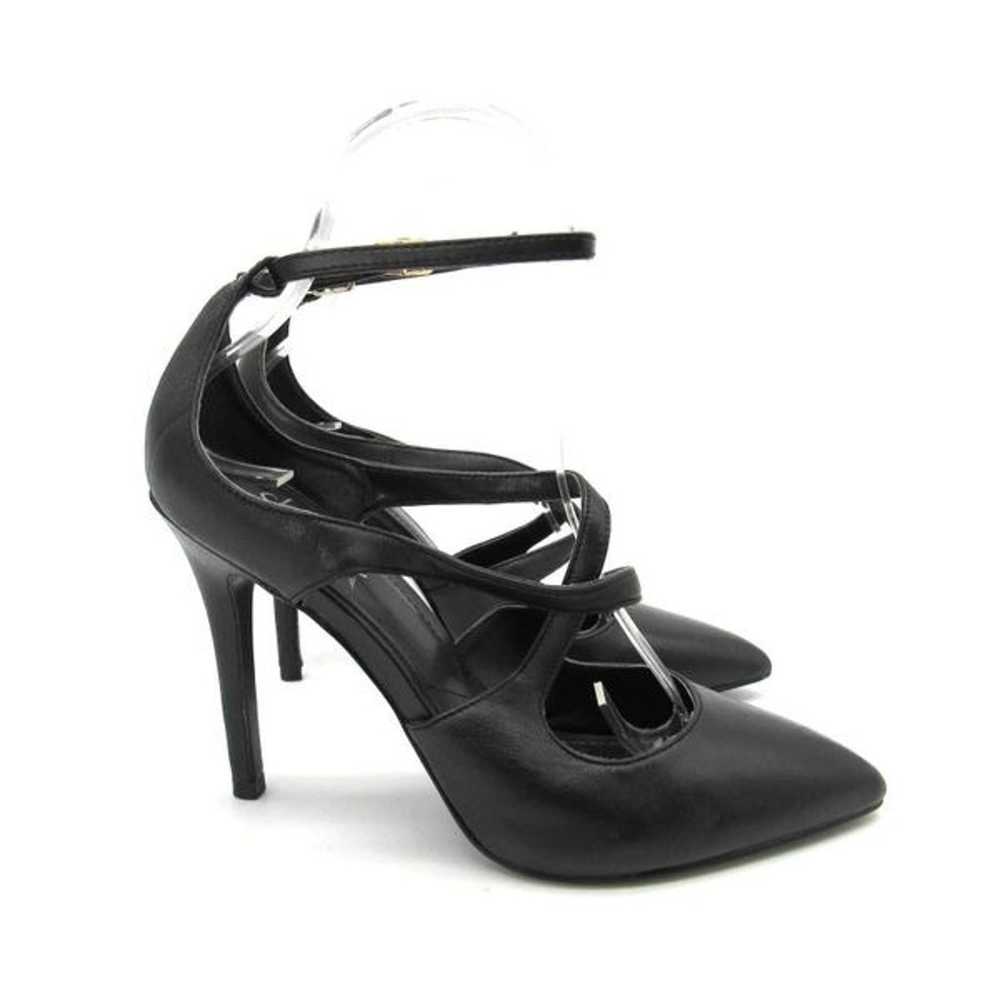 CHARLES DAVID POINTED TOE HEELS IN BLACK SZ 6 1/2 - image 2