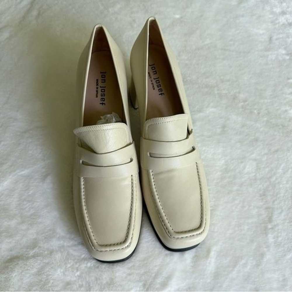 Jon Josef Belen Penny Loafer Pump White Women's S… - image 4