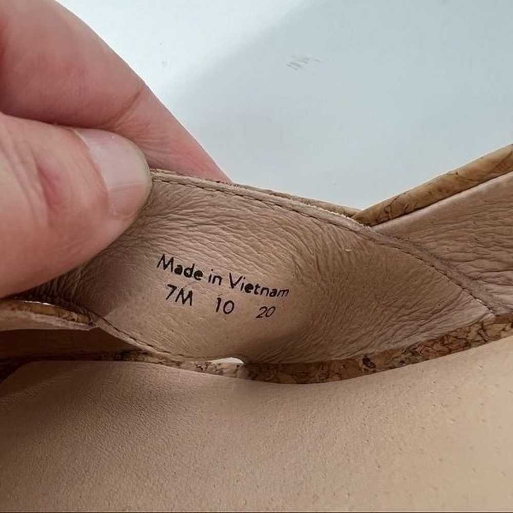 Jack Rogers Tan Palmer Cork Espadrille Wedges NWOT - image 6