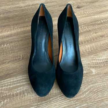 Banana Republic Black Suede Heels