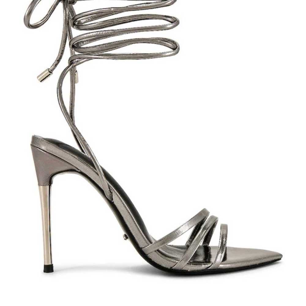 Tony Bianco Mavis Sandal in Gunmetal Glimmer - image 1