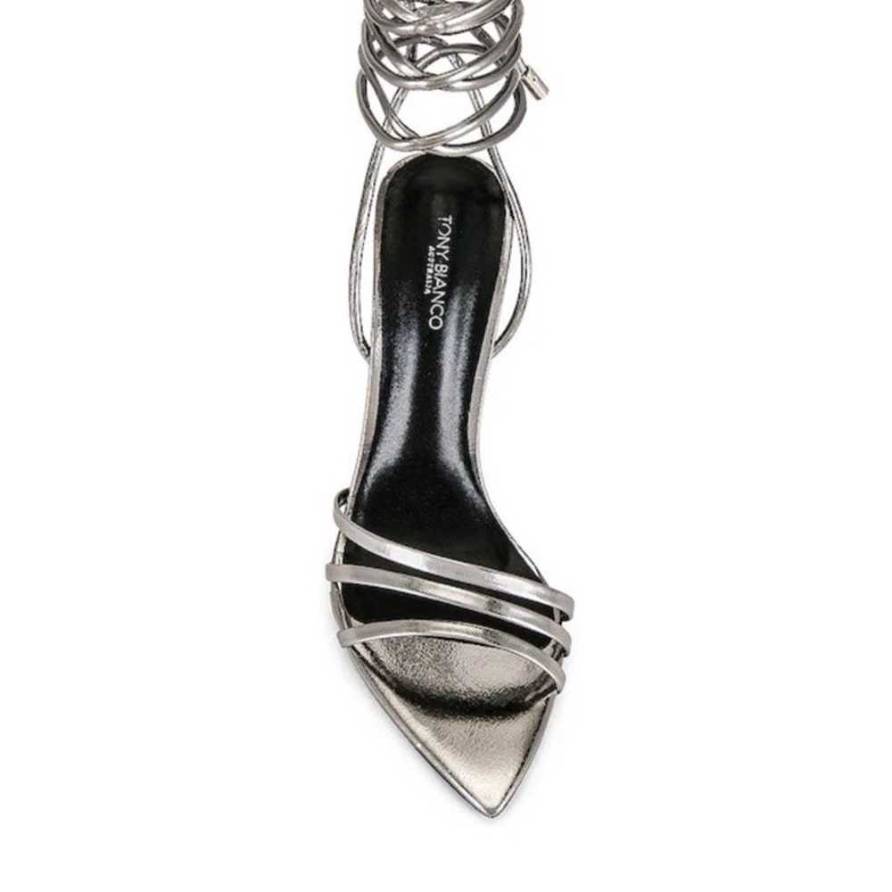 Tony Bianco Mavis Sandal in Gunmetal Glimmer - image 4