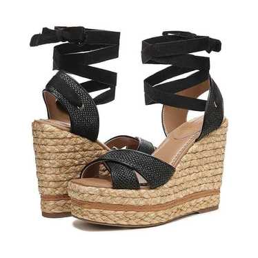 NWT Sam Edelman Vaughn Espadrille Wedge Sandals S… - image 1