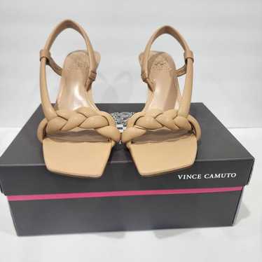 Vince Camuto Beljiya Heeled Sandel Beige New With 