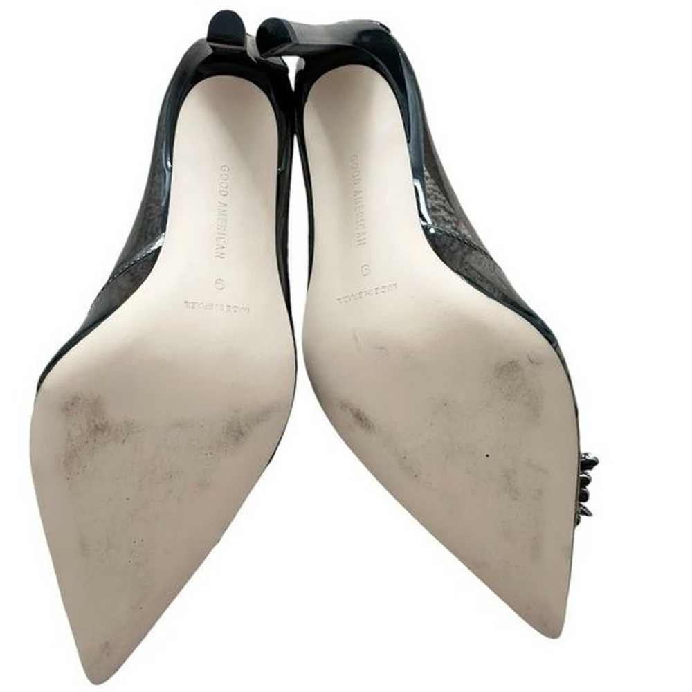 Good American Cinderella Black Lucite Pumps | Siz… - image 7