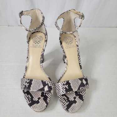 Vince Camuto Snake Skin Print Heels