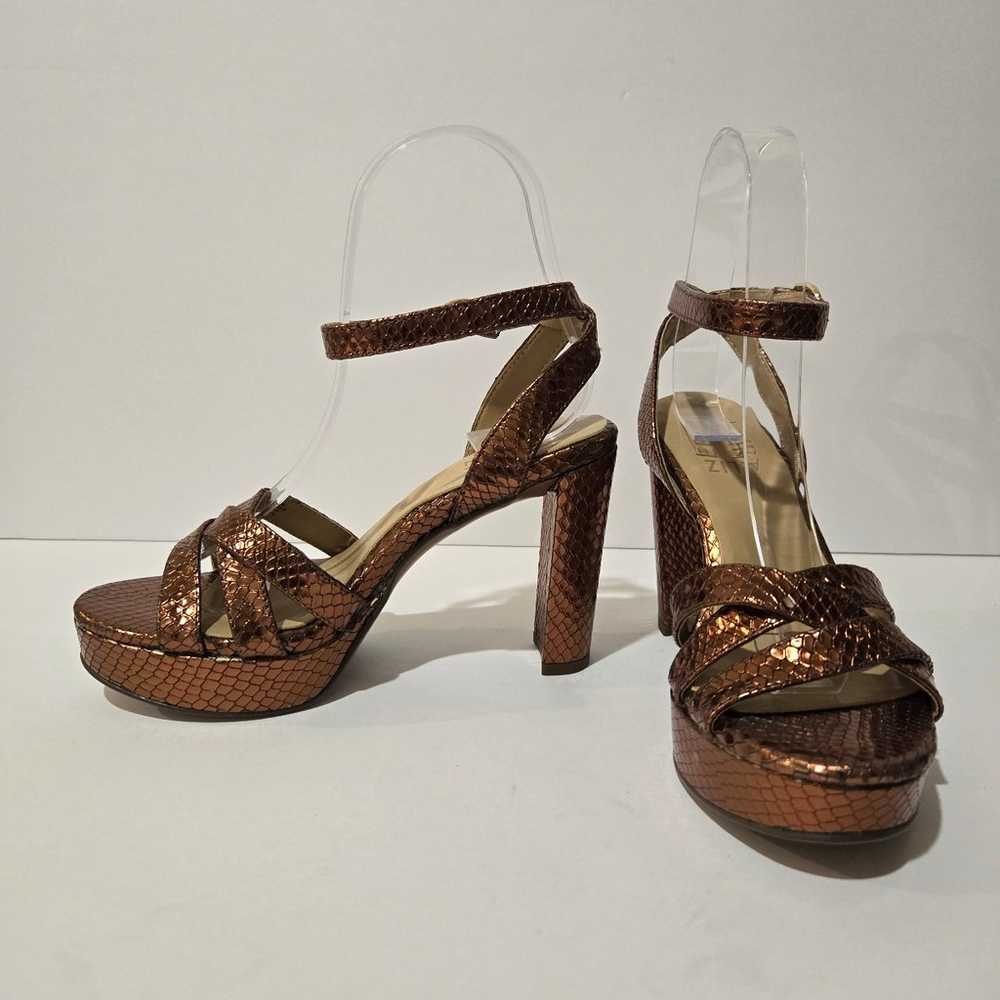 Naturalizer Mallory Bronze Sandal Heels 5 - image 3