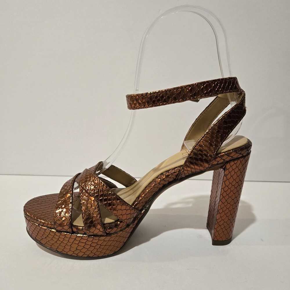 Naturalizer Mallory Bronze Sandal Heels 5 - image 7