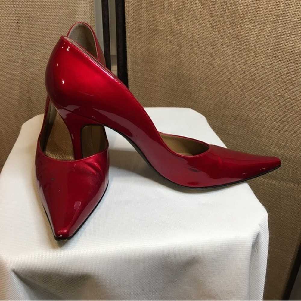 “STUART WEITZMAN” CANDY APPLE RED PATENT LEATHER … - image 6