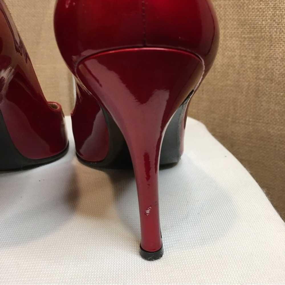 “STUART WEITZMAN” CANDY APPLE RED PATENT LEATHER … - image 9