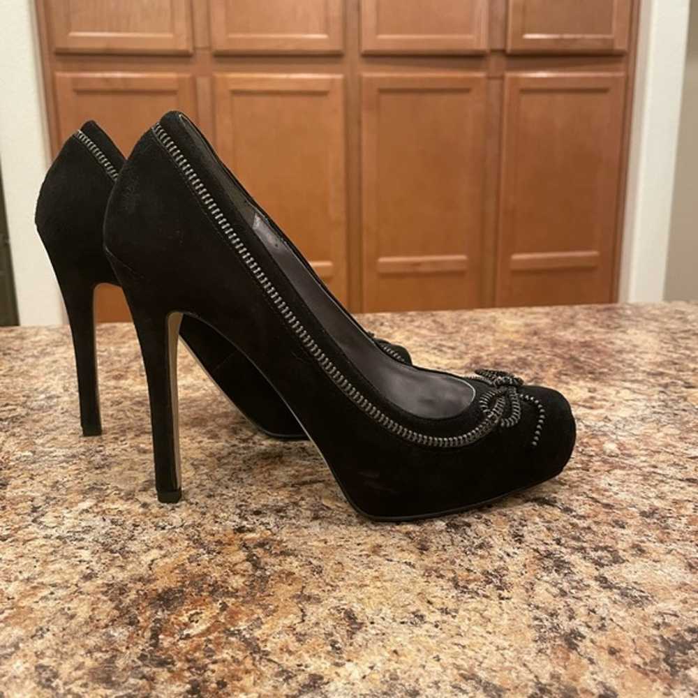 Guess Black Suede Heels - image 1