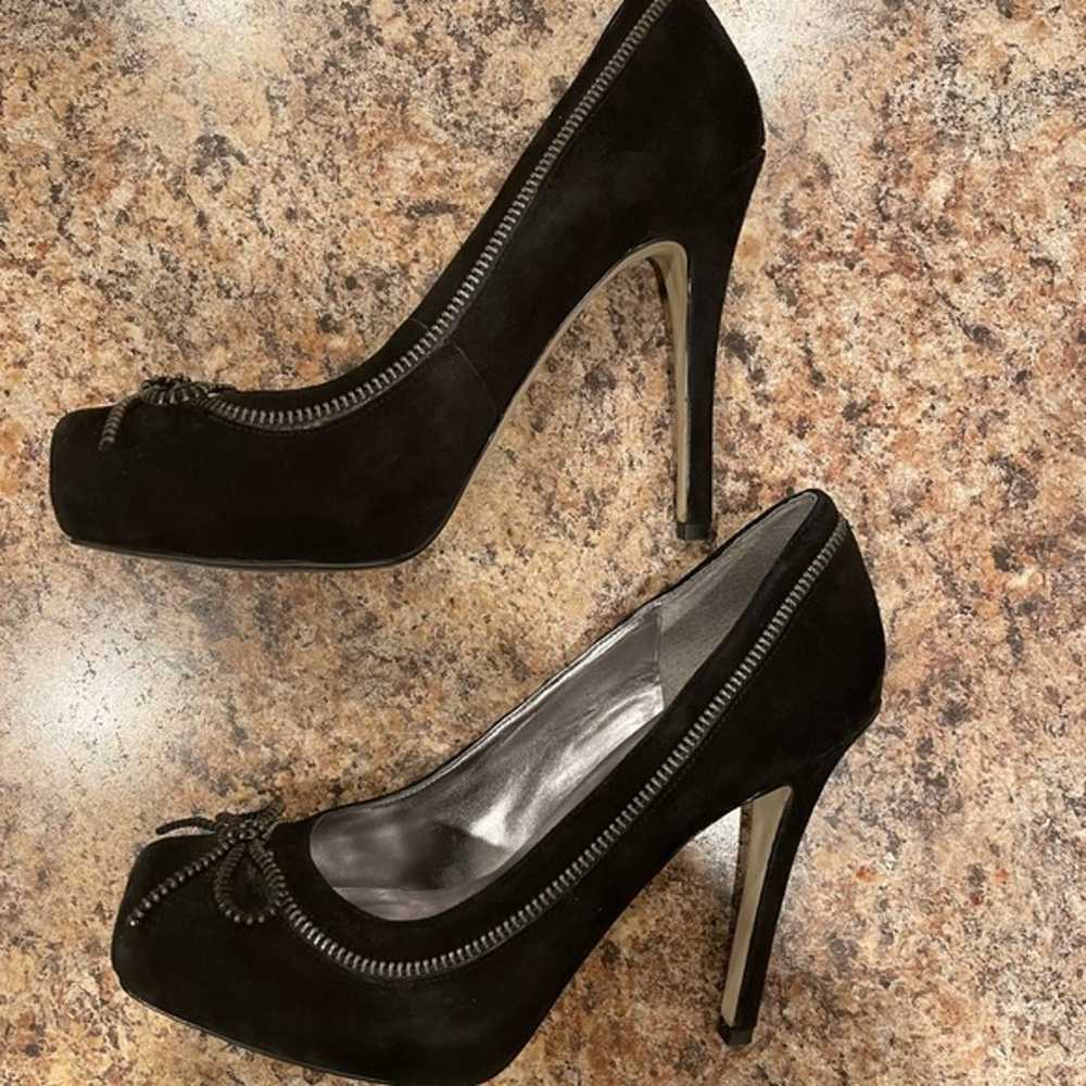 Guess Black Suede Heels - image 2