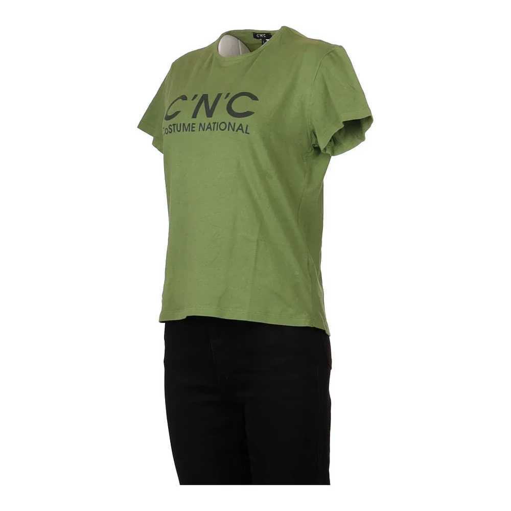 Costume National Spellout T-Shirt - Large Green C… - image 2