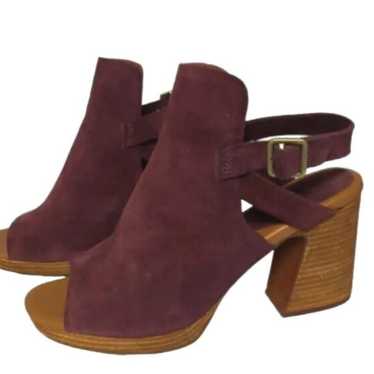 Kork-Ease Buckle Block Heel Size 8