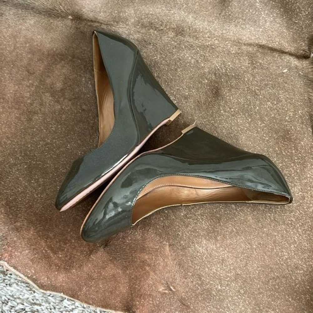 Elie Tahari Annie Patent-Leather Wedge Pump - image 7